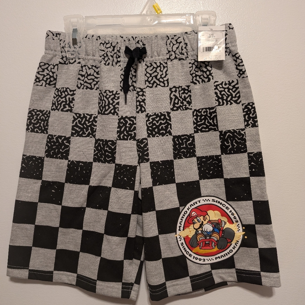Mario Bros Shorts for Boys Size LG 10-12